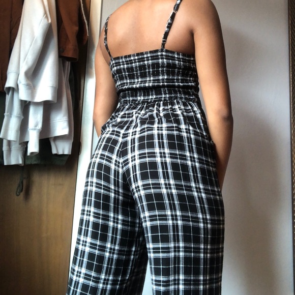 Gingham Print Hollister Jumpsuit - Picture 2 of 5